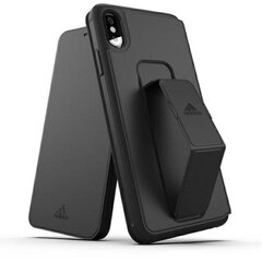 Adidas SP Folio Grip Case mallille iPhone Xs Max 32859, musta hinta ja tiedot | Puhelimen kuoret ja kotelot | hobbyhall.fi