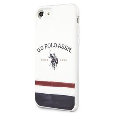 US Polo USHCI8PCSTRB, mallille iPhone 7/8 / SE 2022 / SE 2020, valkoinen hinta ja tiedot | Puhelimen kuoret ja kotelot | hobbyhall.fi