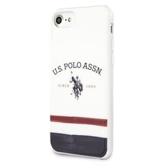 US Polo USHCI8PCSTRB, mallille iPhone 7/8 / SE 2022 / SE 2020, valkoinen hinta ja tiedot | U.S. Polo Assn Matkapuhelimet ja tarvikkeet | hobbyhall.fi