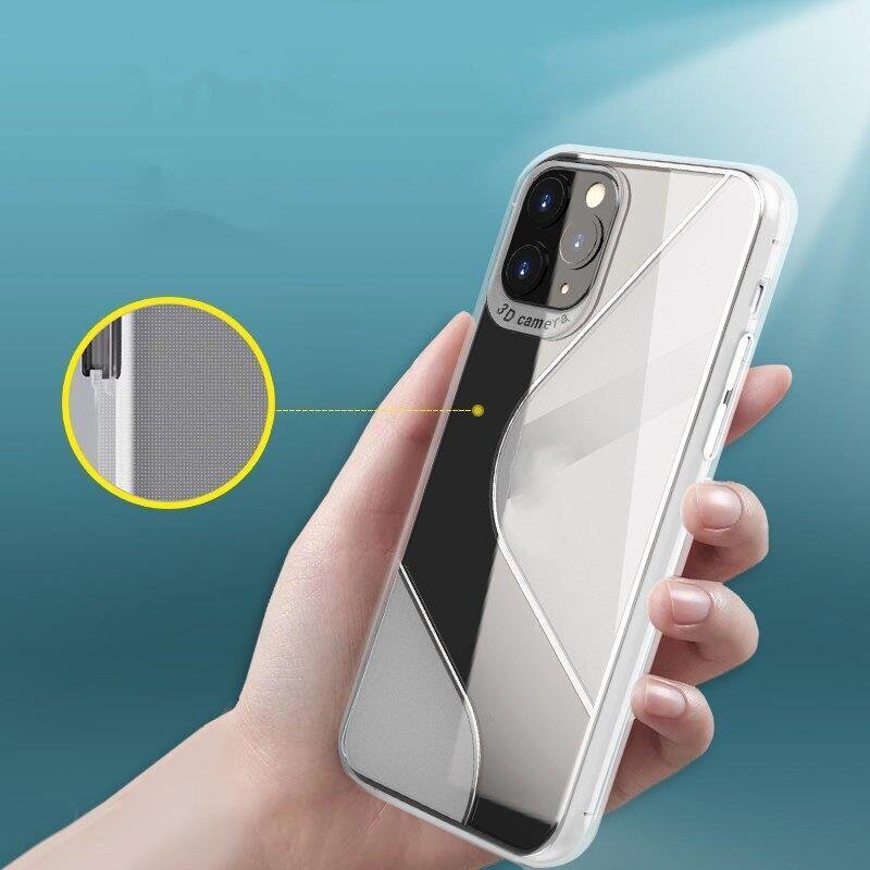 S-Case Flexible Cover TPU Case mallille Huawei P40 Lite E hinta ja tiedot | Puhelimen kuoret ja kotelot | hobbyhall.fi