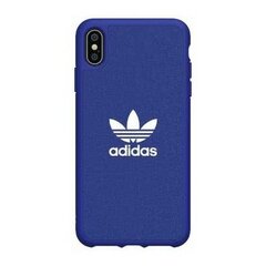Adidas Molded Case Canvas mallille iPhone Xs Max 34960, sininen hinta ja tiedot | Adidas Puhelimet, älylaitteet ja kamerat | hobbyhall.fi