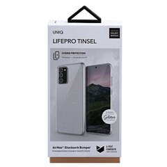 Uniq case LifePro Tinsel, mallille Samsung Note 20 N980, läpinäkyvä hinta ja tiedot | Uniq Matkapuhelimet ja tarvikkeet | hobbyhall.fi