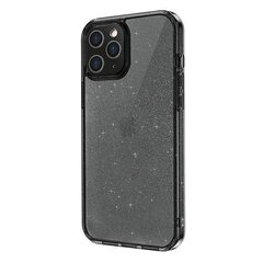 Uniq case LifePro Tinsel, mallille iPhone 12 Pro Max, musta hinta ja tiedot | Puhelimen kuoret ja kotelot | hobbyhall.fi