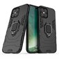 Ring Armor Case Kickstand Tough Rugged Cover, mallille iPhone 12 Pro Max, musta hinta ja tiedot | Puhelimen kuoret ja kotelot | hobbyhall.fi