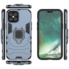 Ring Armor Case Kickstand Tough Rugged Cover, mallille iPhone 12 Pro Max, sininen hinta ja tiedot | Puhelimen kuoret ja kotelot | hobbyhall.fi