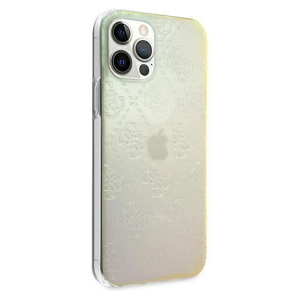 iPhone 12/12 Pro 6.1" suojakuori Guess GUHCP12M3D4GIRBL hinta ja tiedot | Puhelimen kuoret ja kotelot | hobbyhall.fi