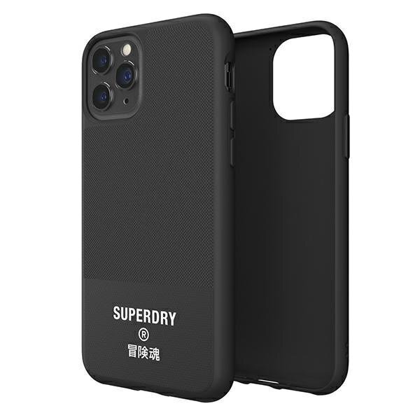 Dr Nona SuperDry Molded Canvas, mallille iPhone 11 Pro Max, musta hinta ja tiedot | Puhelimen kuoret ja kotelot | hobbyhall.fi