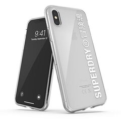 SuperDry Snap, mallille iPhone X / Xs, valkoinen hinta ja tiedot | Puhelimen kuoret ja kotelot | hobbyhall.fi