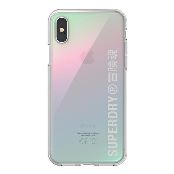 SuperDry Snap, mallille iPhone X / Xs, läpinäkyvä hinta ja tiedot | Puhelimen kuoret ja kotelot | hobbyhall.fi