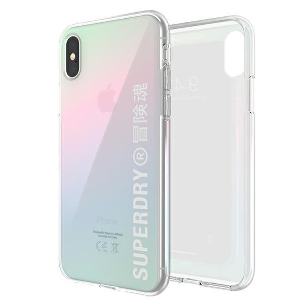 SuperDry Snap, mallille iPhone X / Xs, läpinäkyvä hinta ja tiedot | Puhelimen kuoret ja kotelot | hobbyhall.fi