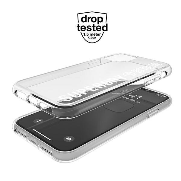 SuperDry Snap, mallille iPhone 11, valkoinen hinta ja tiedot | Puhelimen kuoret ja kotelot | hobbyhall.fi