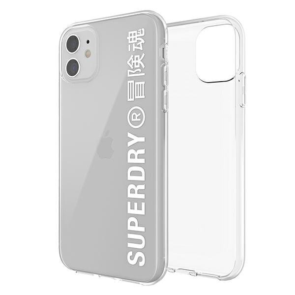 SuperDry Snap, mallille iPhone 11, valkoinen hinta ja tiedot | Puhelimen kuoret ja kotelot | hobbyhall.fi