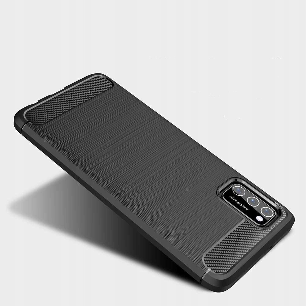 Hurtel Carbon Case mallille Xiaomi Poco M3, musta hinta ja tiedot | Puhelimen kuoret ja kotelot | hobbyhall.fi