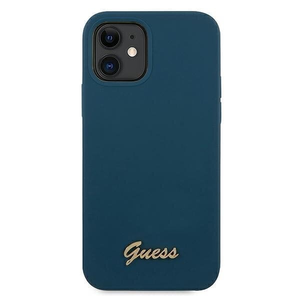 Puhelimen kuori Guess GUHCP12SLSLMGBL iPhone 12 mini hinta ja tiedot | Puhelimen kuoret ja kotelot | hobbyhall.fi