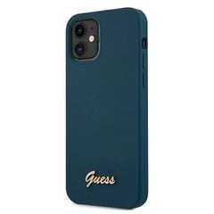 Puhelimen kuori Guess GUHCP12SLSLMGBL iPhone 12 mini hinta ja tiedot | Puhelimen kuoret ja kotelot | hobbyhall.fi