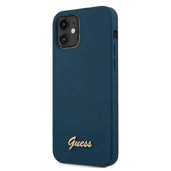 Puhelimen kuori Guess GUHCP12SLSLMGBL iPhone 12 mini hinta ja tiedot | Puhelimen kuoret ja kotelot | hobbyhall.fi