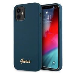 Puhelimen kuori Guess GUHCP12SLSLMGBL iPhone 12 mini hinta ja tiedot | Puhelimen kuoret ja kotelot | hobbyhall.fi