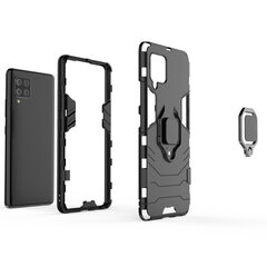 Ring Armor Case Kickstand Tough Rugged Cover, mallille Samsung Galaxy A42 5G, musta hinta ja tiedot | Ring Armor Matkapuhelimet ja tarvikkeet | hobbyhall.fi