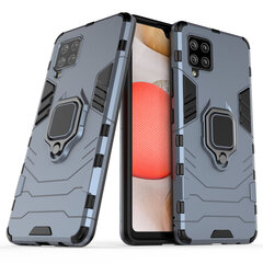 Ring Armor Case Kickstand Tough Rugged Cover, mallille Samsung Galaxy A42 5G, sininen hinta ja tiedot | Puhelimen kuoret ja kotelot | hobbyhall.fi