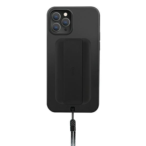 Uniq case Heldro, mallille iPhone 12 Pro Max, musta hinta ja tiedot | Puhelimen kuoret ja kotelot | hobbyhall.fi