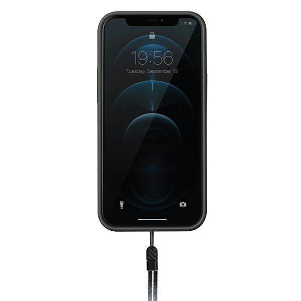 Uniq case Heldro, mallille iPhone 12 Pro Max, musta hinta ja tiedot | Puhelimen kuoret ja kotelot | hobbyhall.fi
