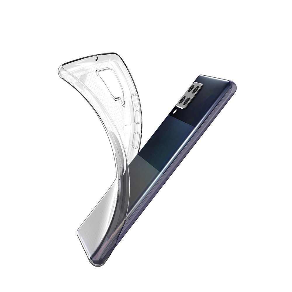 Ultra Clear 0.5mm Case Gel TPU Cover, mallille Samsung Galaxy A12 / Galaxy M12, läpinäkyvä hinta ja tiedot | Puhelimen kuoret ja kotelot | hobbyhall.fi