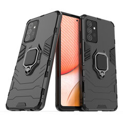 Ring Armor Case Kickstand Tough Rugged Cover, mallille Samsung Galaxy A72 4G, musta hinta ja tiedot | Puhelimen kuoret ja kotelot | hobbyhall.fi