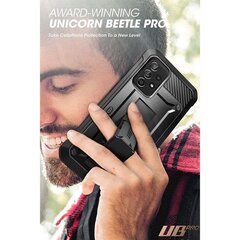 Supcase Unicorn Beetle Pro mallille Samsung Galaxy A52 / A52S, musta hinta ja tiedot | Puhelimen kuoret ja kotelot | hobbyhall.fi
