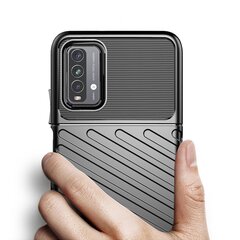 Thunder Case Flexible Tough Rugged Cover TPU Case, mallille Xiaomi Poco M3 / Xiaomi Redmi 9T, musta hinta ja tiedot | Puhelimen kuoret ja kotelot | hobbyhall.fi