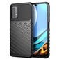 Thunder Case Flexible Tough Rugged Cover TPU Case, mallille Xiaomi Poco M3 / Xiaomi Redmi 9T, musta hinta ja tiedot | Puhelimen kuoret ja kotelot | hobbyhall.fi