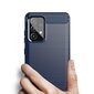 Hurtel Carbon Case mallille Samsung Galaxy A72 4G, sininen hinta ja tiedot | Puhelimen kuoret ja kotelot | hobbyhall.fi