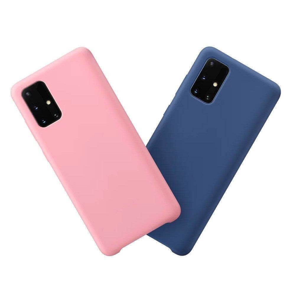 Silicone Case Soft Flexible Rubber Cover mallille Samsung Galaxy S21 Ultra 5G hinta ja tiedot | Puhelimen kuoret ja kotelot | hobbyhall.fi