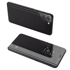 Hurtel Clear View Case mallille Samsung Galaxy S21 FE, musta hinta ja tiedot | Puhelimen kuoret ja kotelot | hobbyhall.fi