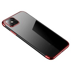 Hurtel Clear Color Case mallille Samsung Galaxy S21 5G, punainen hinta ja tiedot | Puhelimen kuoret ja kotelot | hobbyhall.fi