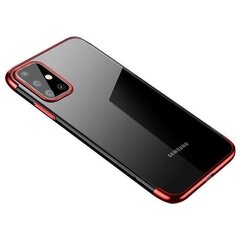 Hurtel Clear Color Case mallille Samsung Galaxy A72 4G, punainen hinta ja tiedot | Puhelimen kuoret ja kotelot | hobbyhall.fi