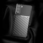 Thunder Case flexible armored cover, mallille Samsung Galaxy S21 FE, musta hinta ja tiedot | Puhelimen kuoret ja kotelot | hobbyhall.fi