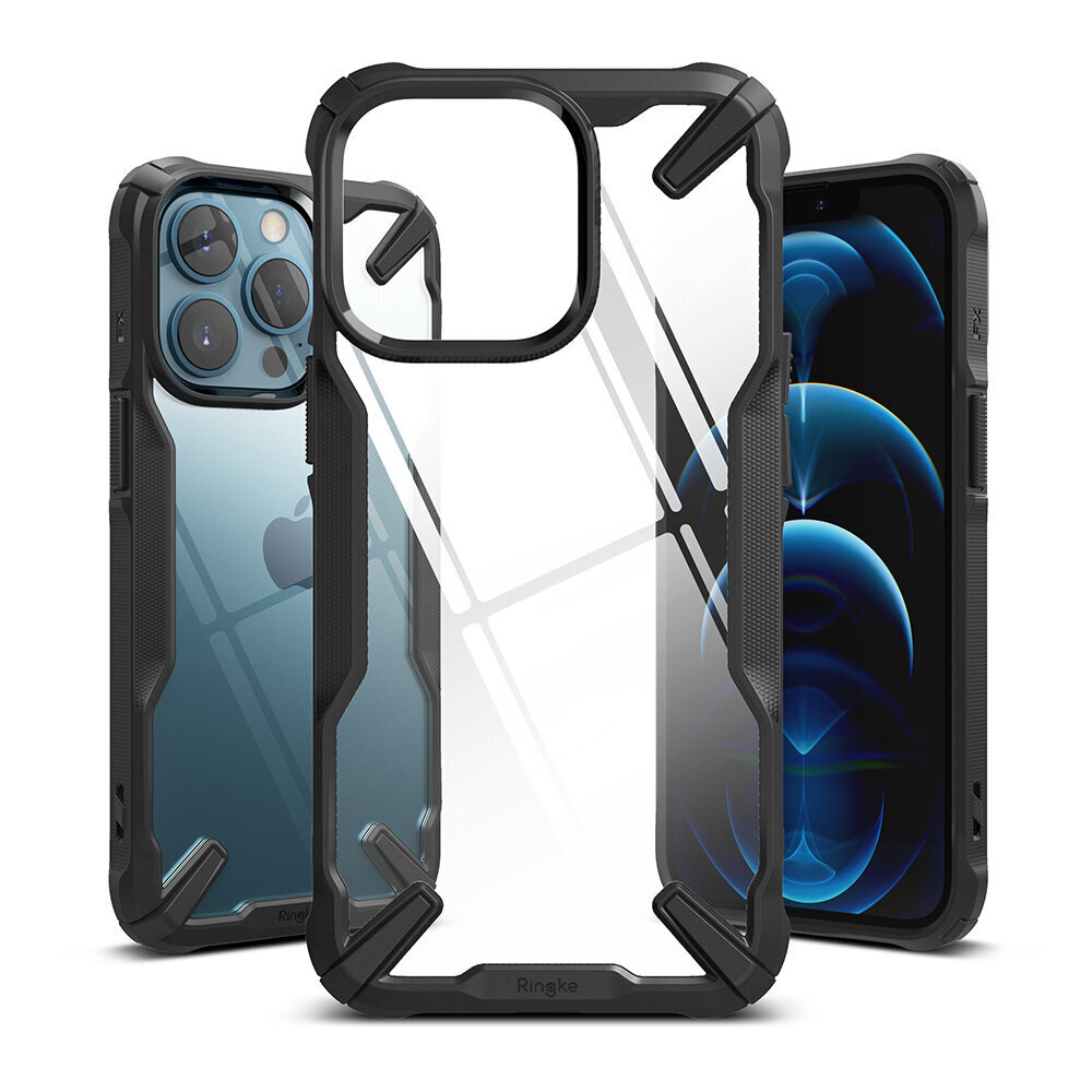 Ringke Fusion X PC Case mallille iPhone 13 Pro, musta hinta ja tiedot | Puhelimen kuoret ja kotelot | hobbyhall.fi