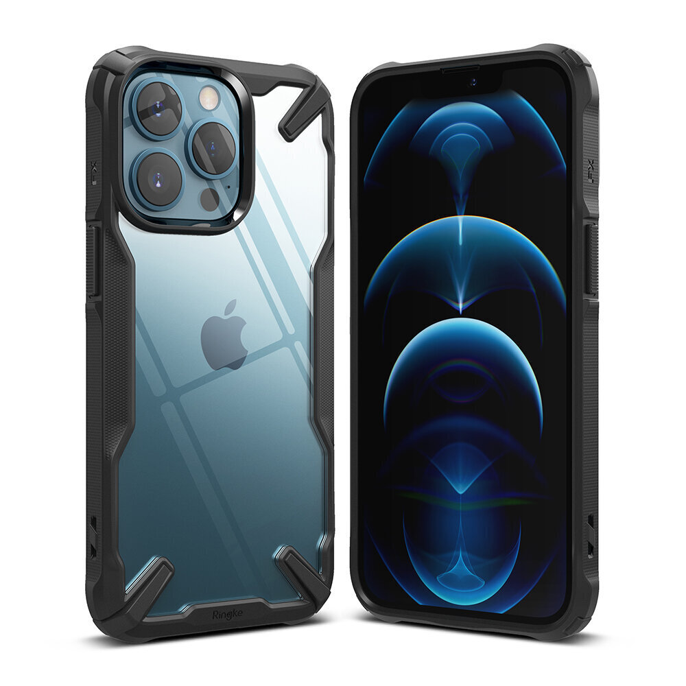 Ringke Fusion X PC Case mallille iPhone 13 Pro, musta hinta ja tiedot | Puhelimen kuoret ja kotelot | hobbyhall.fi