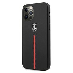 Puhelimen kuori Ferrari FEOMSHCP12LBK iPhone 12 Pro Max hinta ja tiedot | Ferrari Puhelimet, älylaitteet ja kamerat | hobbyhall.fi