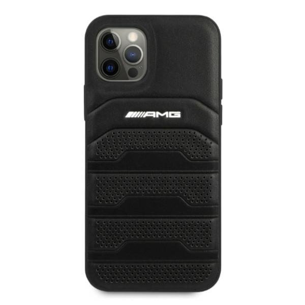 AMG AMHCP12LGSEBK mallille iPhone 12 Pro Max 6,7", musta hinta ja tiedot | Puhelimen kuoret ja kotelot | hobbyhall.fi