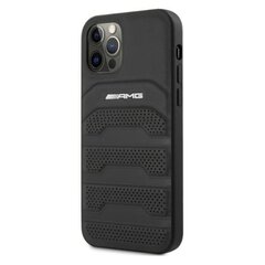 AMG AMHCP12MGSEBK mallille iPhone 12/12 Pro 6,1", musta hinta ja tiedot | Puhelimen kuoret ja kotelot | hobbyhall.fi