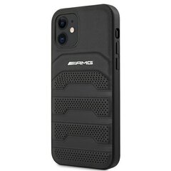 AMG AMHCP12SGSEBK mallille iPhone 12 mini 5,4", musta hinta ja tiedot | Puhelimen kuoret ja kotelot | hobbyhall.fi