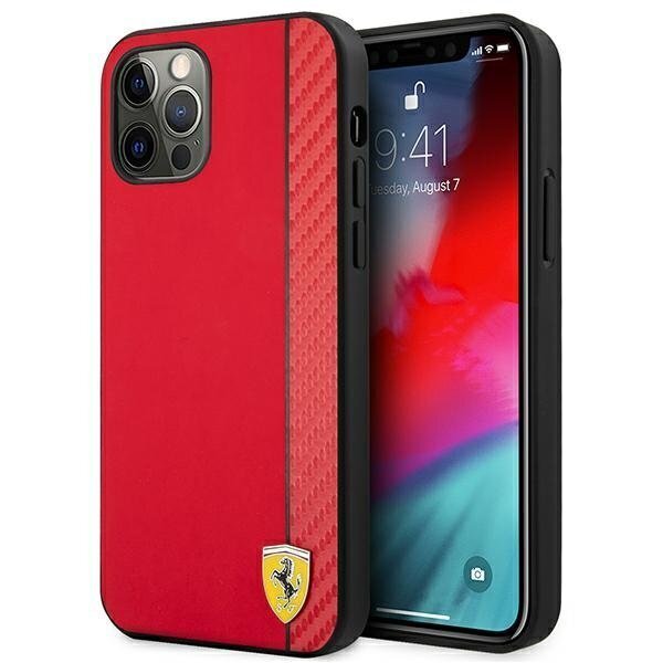 Puhelimen kuori Ferrari FESAXHCP12MRE iPhone 12/12 Pro 6,1" hinta ja tiedot | Puhelimen kuoret ja kotelot | hobbyhall.fi