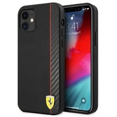 Puhelimen kuori Ferrari FESAXHCP12SBK iPhone 12 mini 5,4" hinta ja tiedot | Ferrari Puhelimet, älylaitteet ja kamerat | hobbyhall.fi