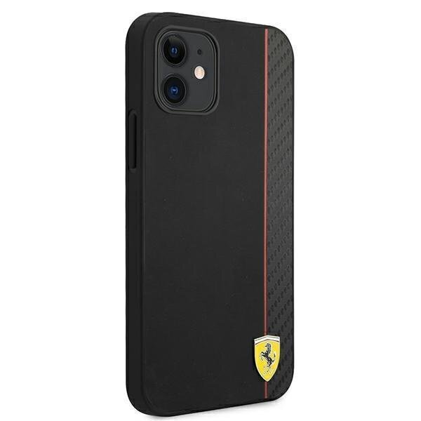 Puhelimen kuori Ferrari FESAXHCP12SBK iPhone 12 mini 5,4" hinta ja tiedot | Puhelimen kuoret ja kotelot | hobbyhall.fi