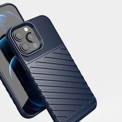 Thunder Case Flexible Tough Rugged Cover TPU Case, mallille iPhone 13 Pro Max, sininen hinta ja tiedot | Puhelimen kuoret ja kotelot | hobbyhall.fi