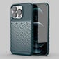 Thunder Case Flexible Tough Rugged Cover TPU Case, mallille iPhone 13 Pro, vihreä hinta ja tiedot | Puhelimen kuoret ja kotelot | hobbyhall.fi