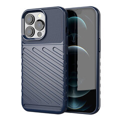 Thunder Case Flexible Tough Rugged Cover TPU Case, mallille iPhone 13 Pro, sininen hinta ja tiedot | Puhelimen kuoret ja kotelot | hobbyhall.fi