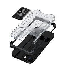 Hurtel Crystal Ring Case mallille iPhone 13 mini, musta hinta ja tiedot | Puhelimen kuoret ja kotelot | hobbyhall.fi