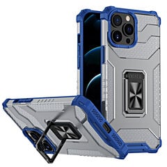 Hurtel Crystal Ring Case mallille iPhone 13 Pro, sininen hinta ja tiedot | Puhelimen kuoret ja kotelot | hobbyhall.fi